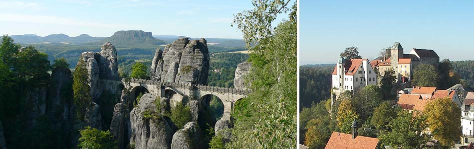 Bastei und Burg Hohnstein